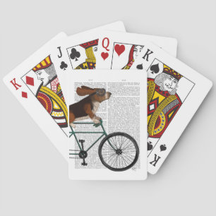 Basset Hound on Bicycle Poker Cards