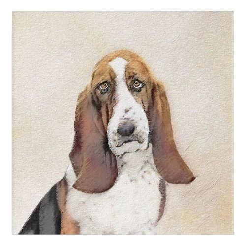 Basset Hound Painting _ Cute Original Dog Art