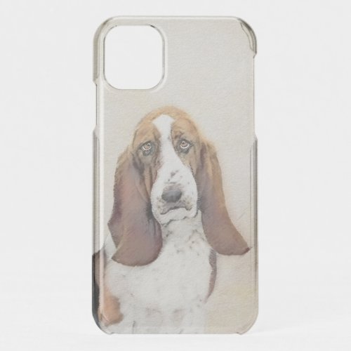 Basset Hound Painting _ Cute Original Dog Art iPhone 11 Case