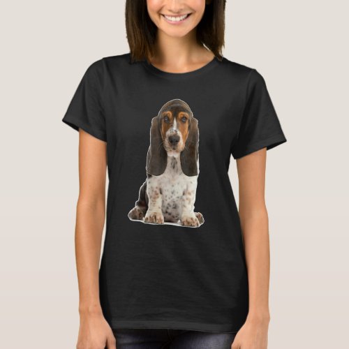 Basset Hound Photo Dog Owner Lover Basset Hound Pr T_Shirt