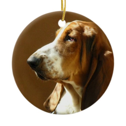 Basset Hound Photo Ornament