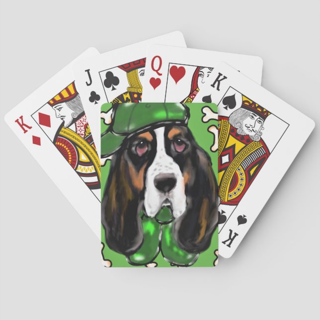 Basset Hound Poker Cards (Back)