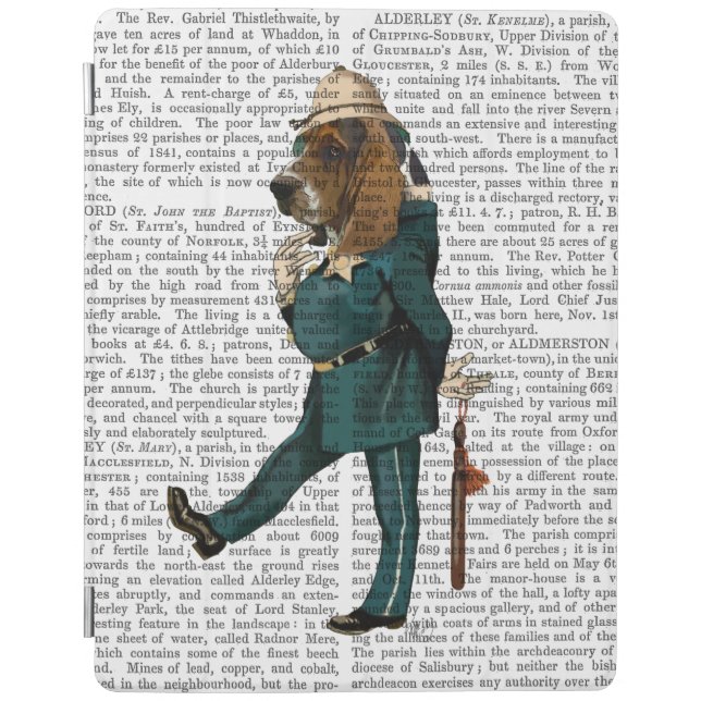 Basset Hound Policeman iPad Air Cover (Front)