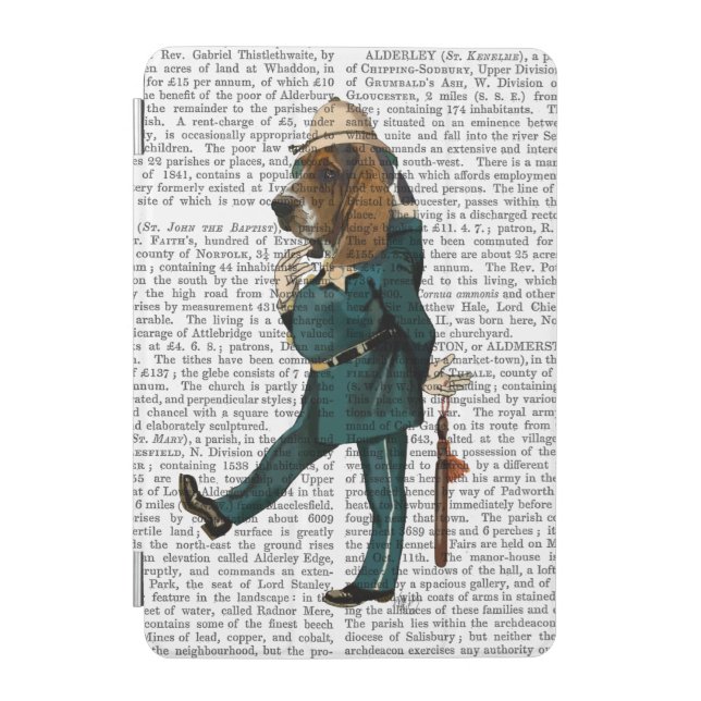 Basset Hound Policeman iPad Mini Cover (Front)
