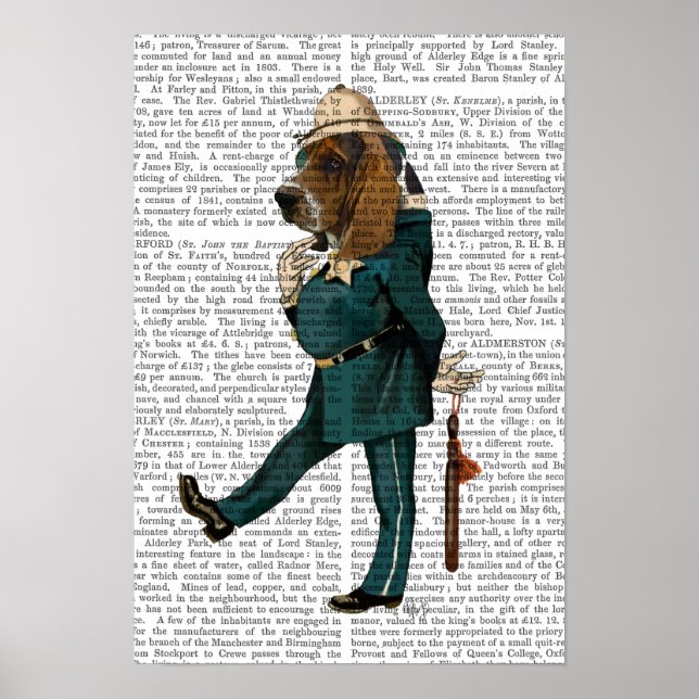 Basset Hound Policeman Poster (Front)
