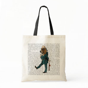 Basset Hound Policeman Tote Bag