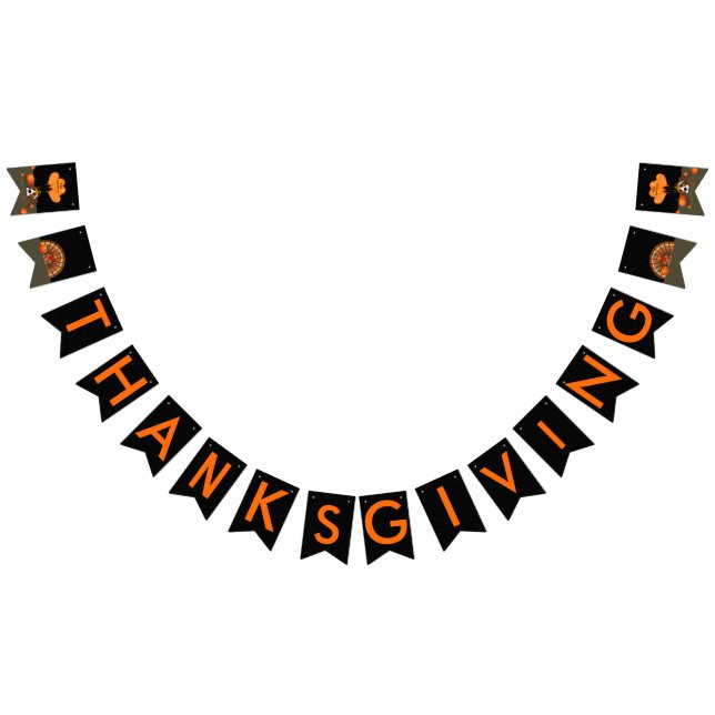 Basset Hound Pumpkin Hat Bunting Flags (All)