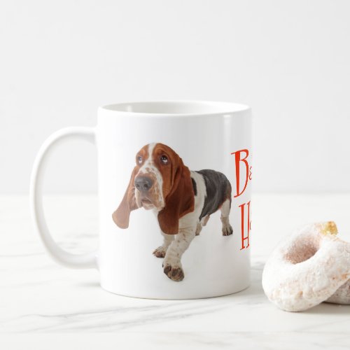 Basset Hound Puppy Dog Red Love Coffee Mug