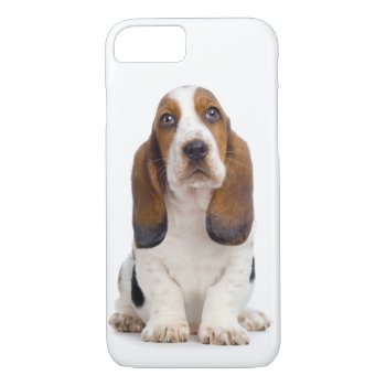 Basset Hound Puppy Iphone 7 Case by takecover at Zazzle