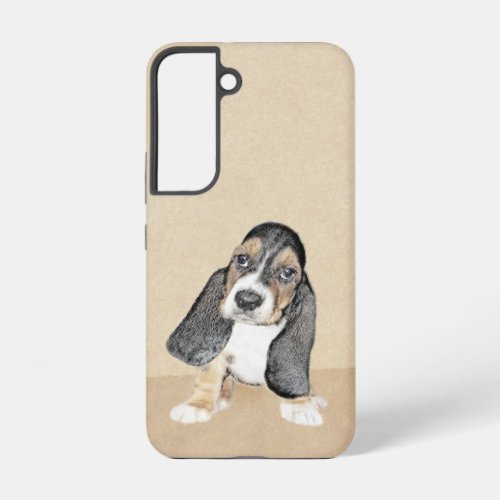 Basset Hound Puppy Painting _ Original Dog Art Samsung Galaxy S22 Case