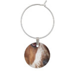 Basset Hound Puppy Wine Glass Charm
