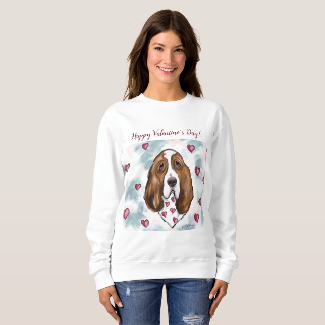 Basset Hound Sweatshirt (Front Full)