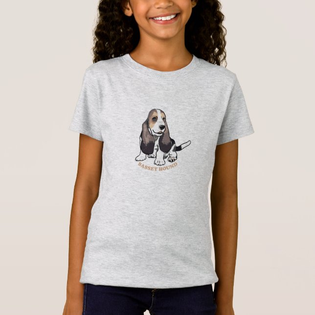 Basset Hound T-Shirt (Front)
