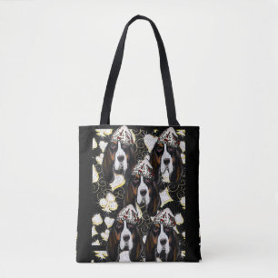 BASSET HOUND TOTE BAG