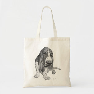 Basset Hound Tote Bag
