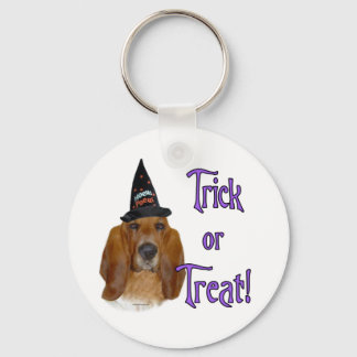 Basset Hound Trick Keychain