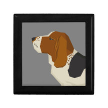 Basset Hound Trinket Box