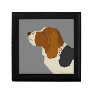 Basset Hound Trinket Box