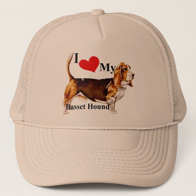 Basset Hound Trucker Hat (Front)