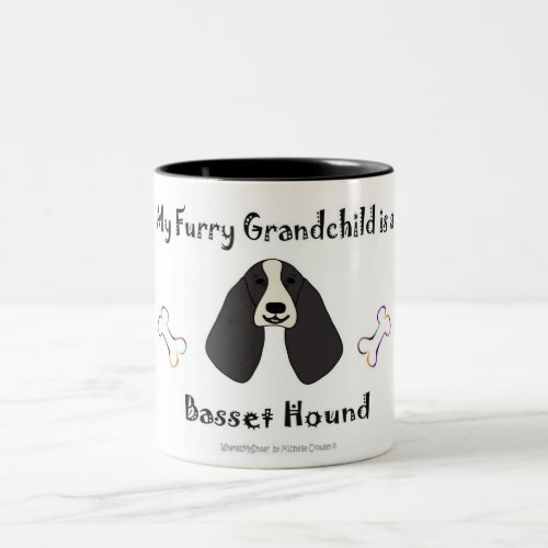 basset hound Two_Tone coffee mug