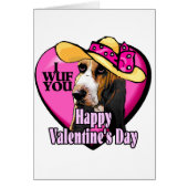 Basset Hound Valentines Day (Front)