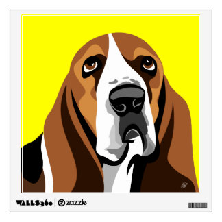 Basset Hound Wall Decal