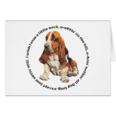 Basset Hound Wishing Ditty (Front Horizontal)