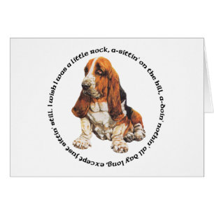 Basset Hound Wishing Ditty