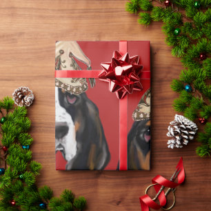 BASSET HOUND   WRAPPING PAPER