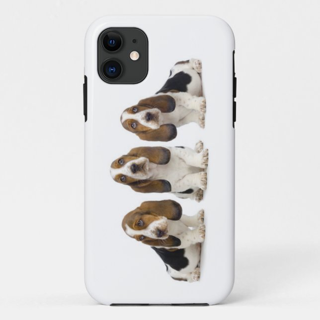 Basset Hounds I-Phone Case (Back)