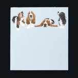 Basset Hounds Notepad<br><div class="desc">Basset Hounds</div>