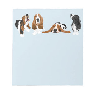Basset Hounds Notepad