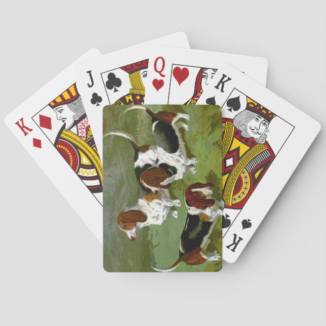 Basset Hounds Playing Cards (Back)