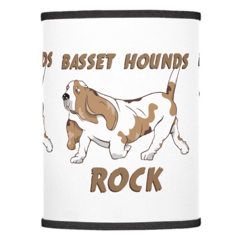 bassET HOUNDS ROCK ALL Lamp Shade