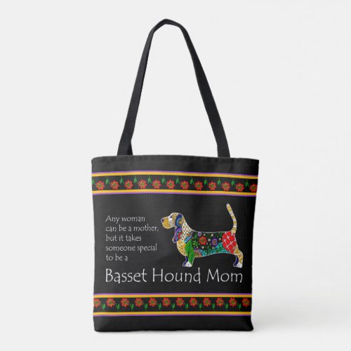 Basset Mom Tote