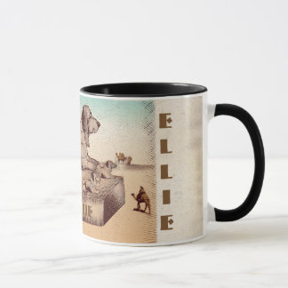 Basset Sphinx Mug - Customizable