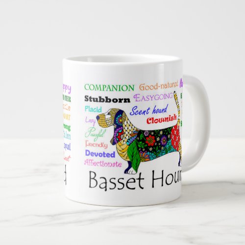 Basset Traits Jumbo Mug