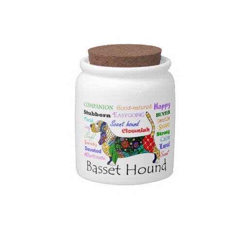 Basset Traits Treat Jar