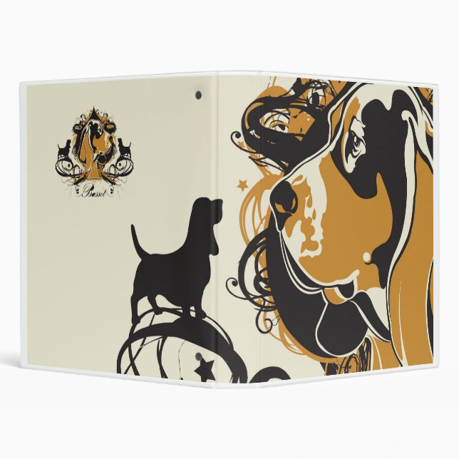 Bassett Hound Binder (Background)