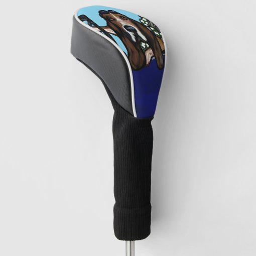Bassett Hound Golfer Golf Head Cover Zazzle