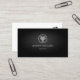 Bassist Bass Headstock Icon BrushedMetal Musician Business Card | Zazzle