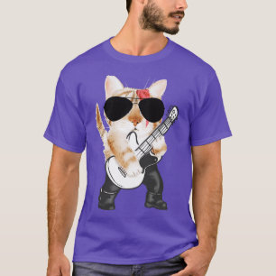Bassist Cool Cat Bass Guitar T-Shirt