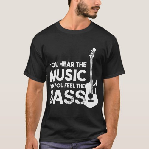 Bassist Player Bass Guitar T_Shirt