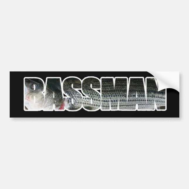 Bassman Bumper Sticker DARK (Front)