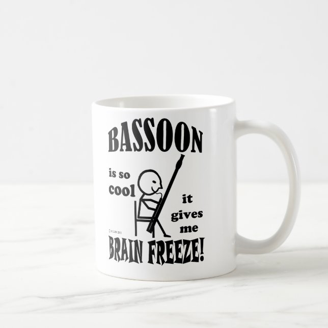 Bassoon, Brain Freeze Coffee Mug (Right)