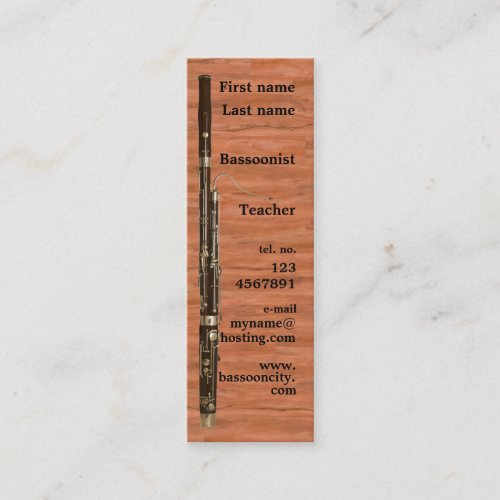 Bassoon Business Card