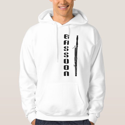 Bassoon Design Music Hooded Sweatshirt Gift