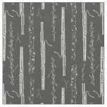 Bassoon Instrument Music Orchestra Band Craft Gray Fabric