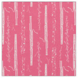 Bassoon Instrument Music Orchestra Band Craft Pink Fabric