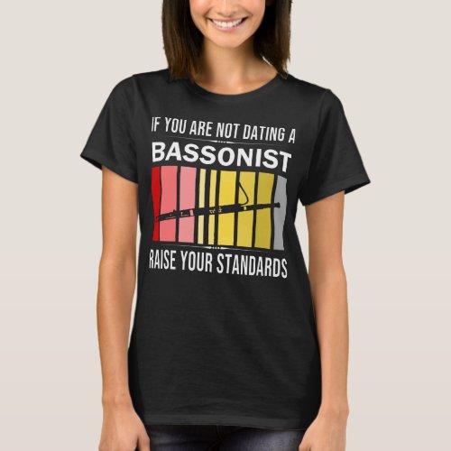 Bassoon Music Instrument Marching Band Bassoonist T_Shirt